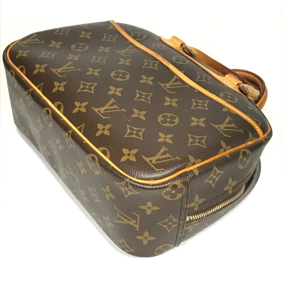 LOUIS VUITTON LV Logo Trouville Hand Bag Monogram Leather Brown - Picture 4 of 16